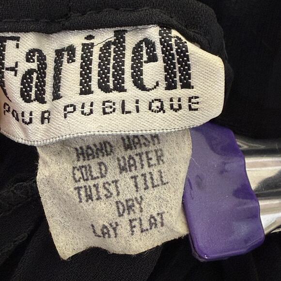 Vintage 90s Floral Layered Maxi Dress Whimsigoth Dark Fairy Romantic Goth M L - Picture 7 of 8